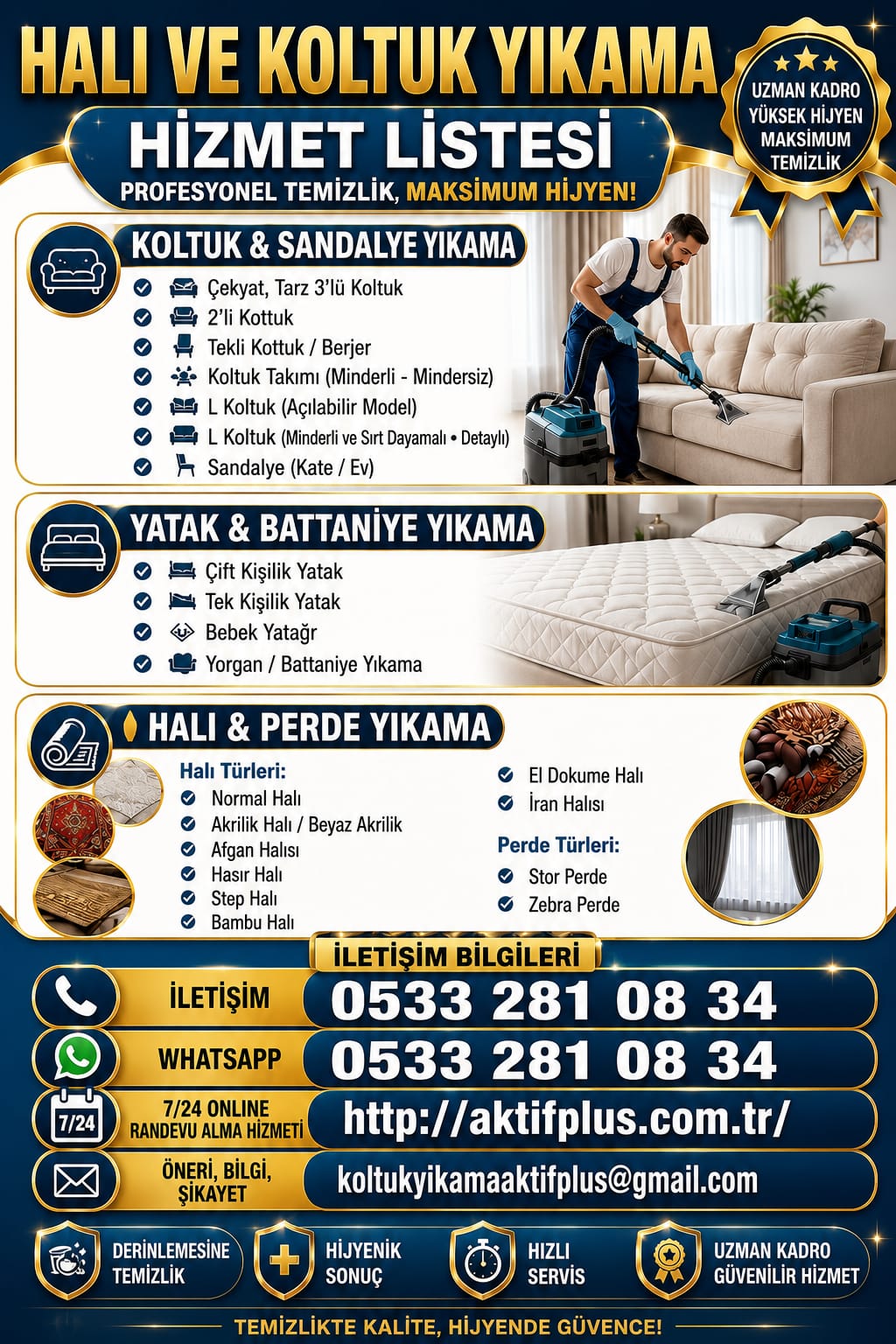 Profesyonel temizlik hizmeti İstanbul
