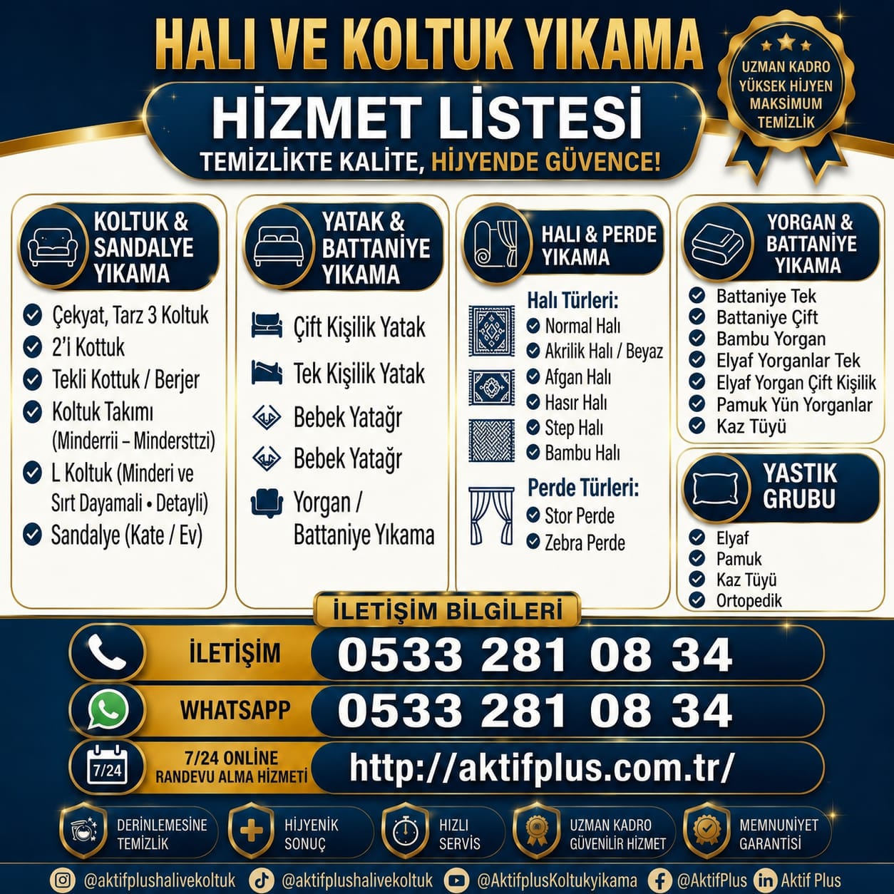 Profesyonel temizlik hizmeti İstanbul